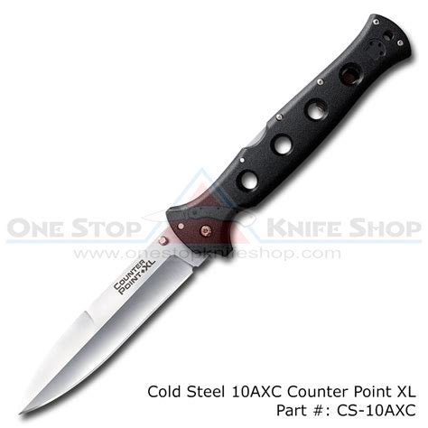 cold steel 10axc counter point xl knife open box|Cold Steel 10AXC Counter Point XL Folding Knife 6 inch Plain .